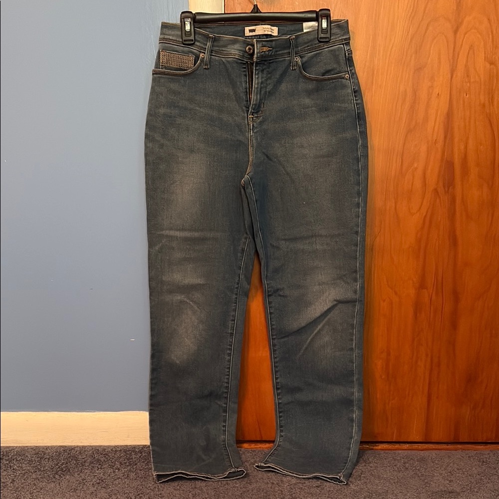 Levi's Blue Straight Leg Jeans Classic Style